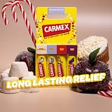 Carmex Lip Balm Set Pack of 4 Marshmallow Vanilla Candy Cane Sugar Plum view 3