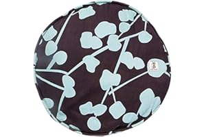 Molly Mutt Petite Dog Duvet Cover - Round - Your Hand in Mine Print - Measures 20’’ x 4’’ - 100% Cotton - Durable - Breathable - Sustainable - Machine Washable Dog Bed Cover - Pre-Shrunk