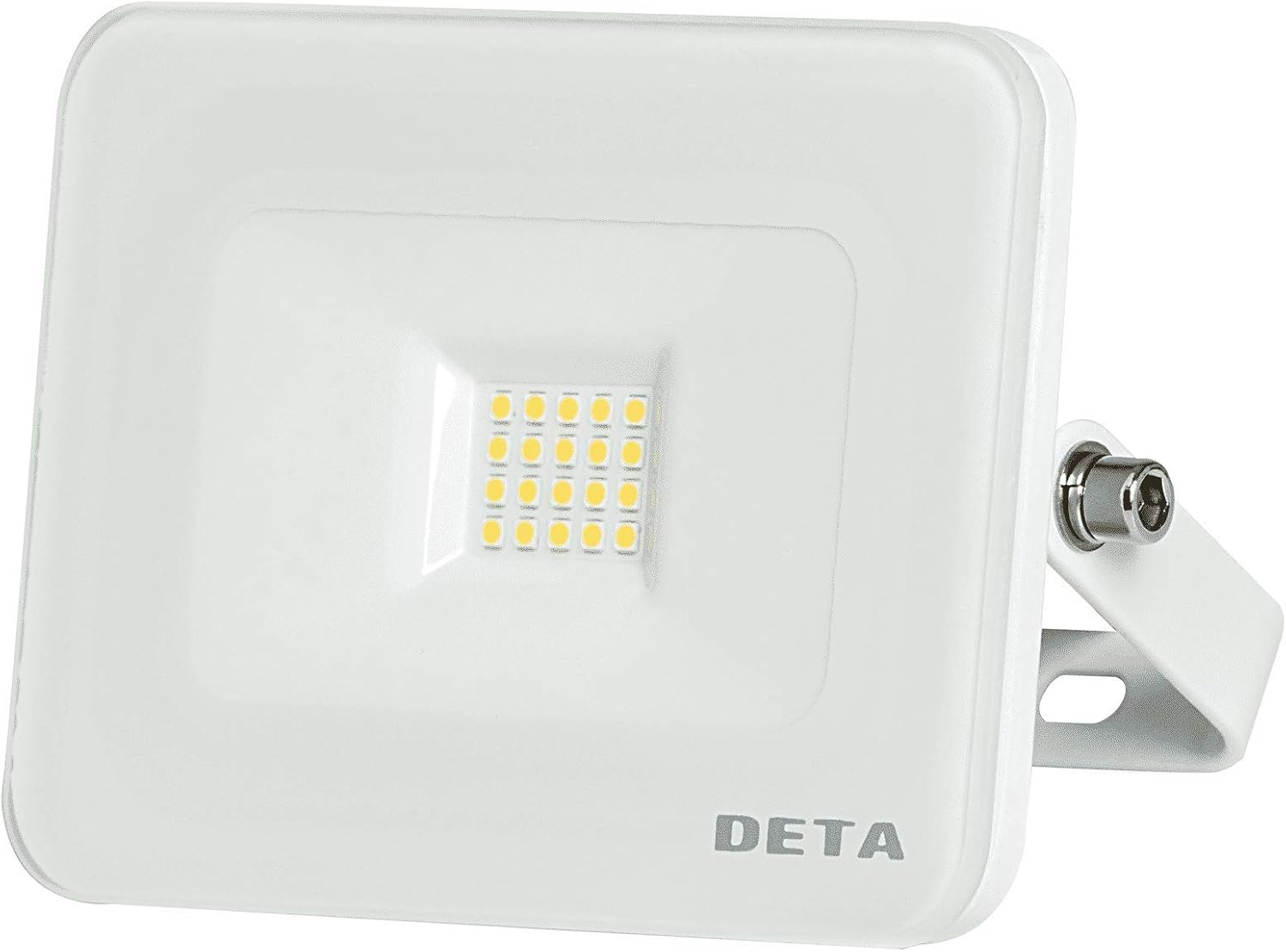 DETA L2342WH4 / 10W LED Floodlight Slim Profile / 230V IP65 Rated, White