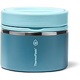ThermoFlask 12 oz Double Wall Insulated Food Jar, Ocean Mist