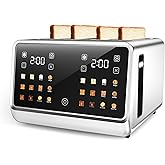 Smart Toaster 4 Slice – Dual Digital TouchScreen & Independent Control for Family