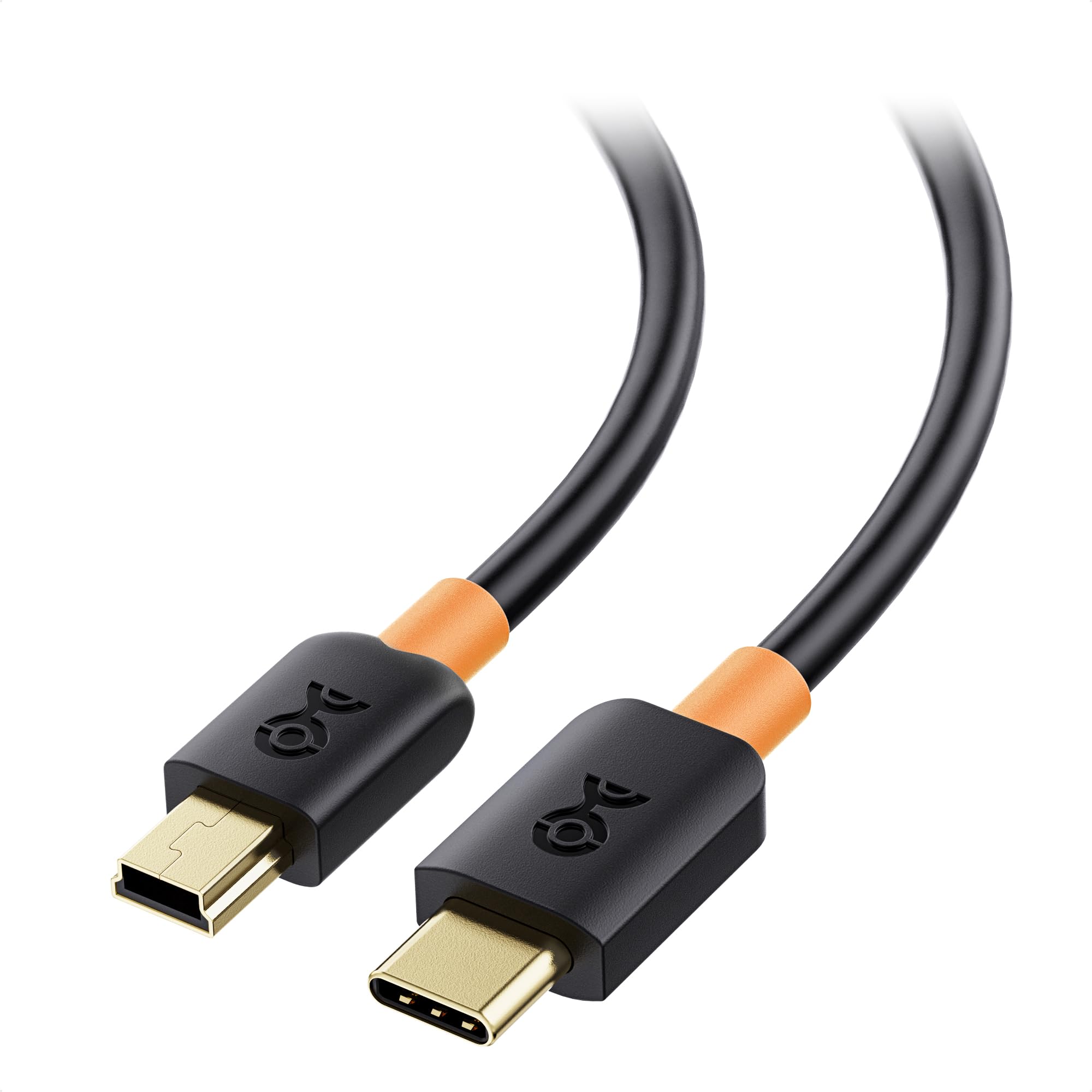 Cable Matters USB C to Mini USB Cable 2m, MiniUSB to USBC Cable for Game Controller, Camera, GPS, Dash Cam, Black