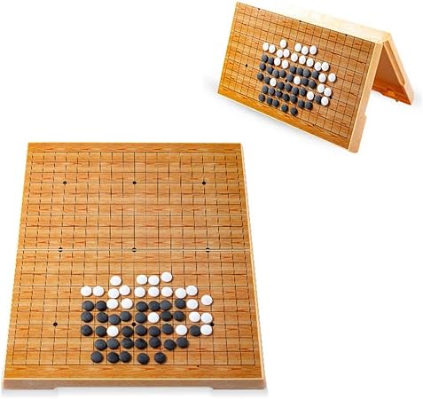 AndyJerzy Delaman Weiqi Plegable magnético Juego de Juego Go Juego de Juego magnético Juego de Juego Go Magnético Conveniente de Piedras convexas Individuales Juegos educacionales: Amazon.es: Hogar