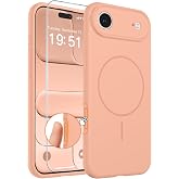 comfeel for iPhone Air Case (Camera Control Cover) (Compatible with MagSafe) Full Camera Protection with Screen Protector, Silicone Shockproof Drop Protective Phone Case,Melon