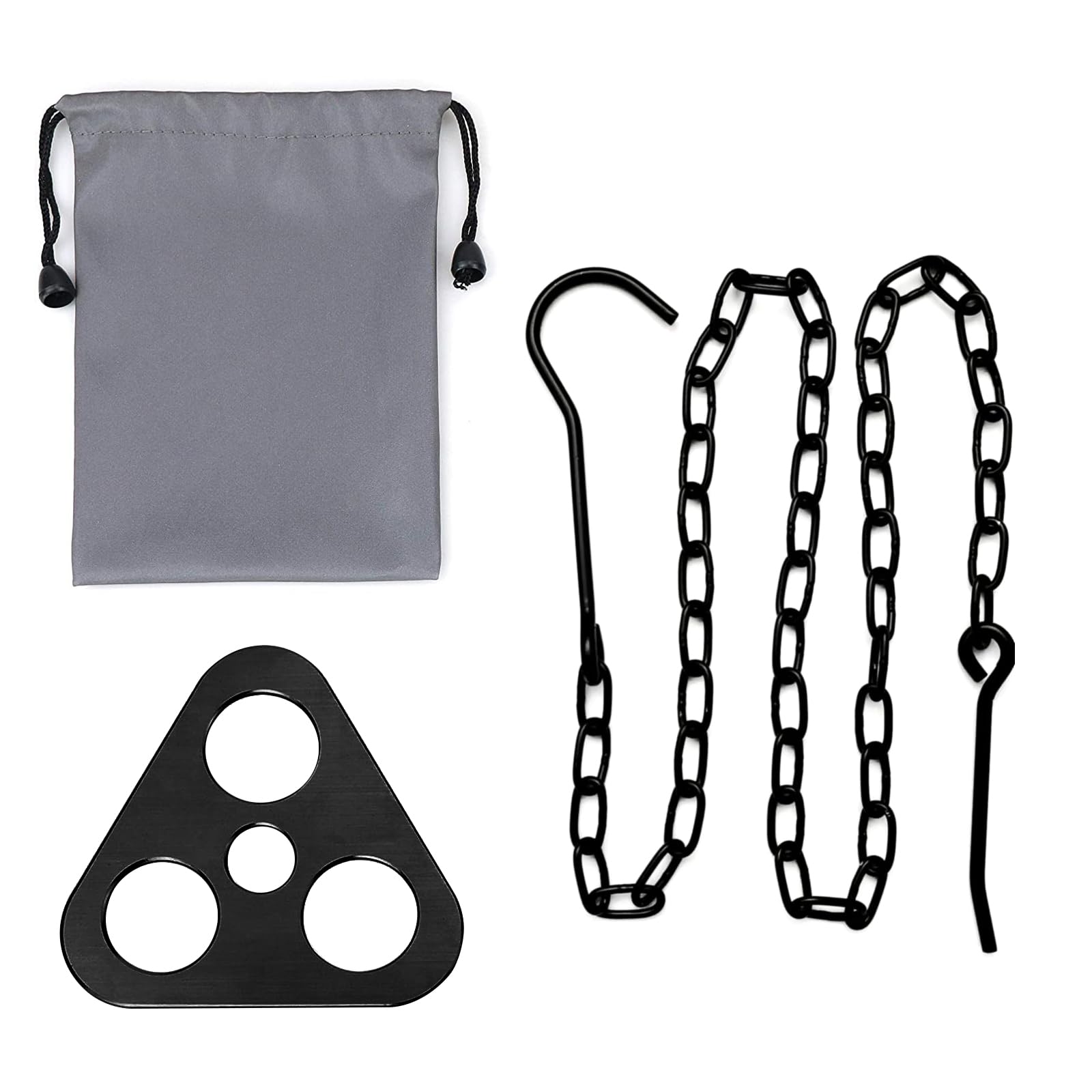 UESDU Camping Tripod for Cooking, Portable Campfire Tripod Stainless Steel Outdoor Triangle Frame Bonfire Rack for Hanging Pot Easy Storage