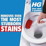 HG Toilet Renovation Kit 500ml Cleaner Scrubber Gloves for Deep Clean view 3
