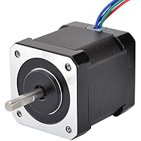 STEPPERONLINE Nema 17 Stepper Motor Bipolar 2A 59Ncm(84oz.in) 48mm Body 4-Lead W/ 1m Cable and Connector Compatible with 3D P
