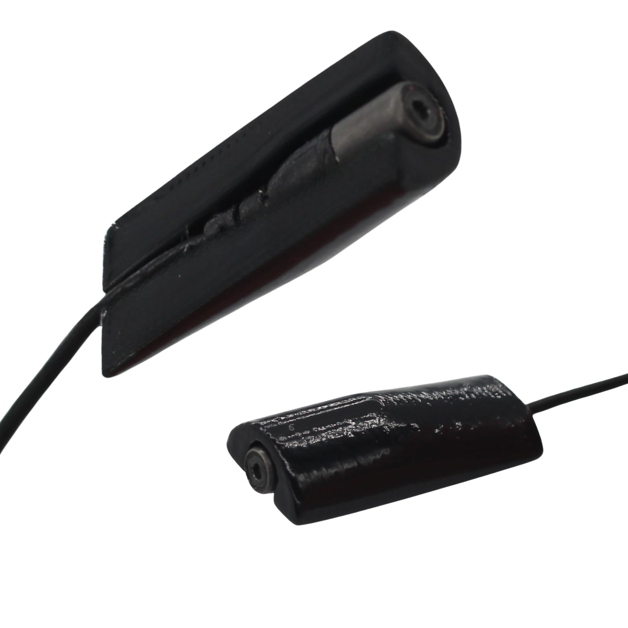 URSA MiniMount. Slim, Low-Profile and Made from Hardened Plastic. Hand-Finished for Smoothness. Includes 5x Hypoallergenic MiniMount Stickies (Black, Sennheiser MKE1)