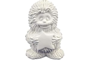 CERAMICS IN MONTANA Yeti Bumble Christmas Ornament Ready to Paint Ceramic Bisque