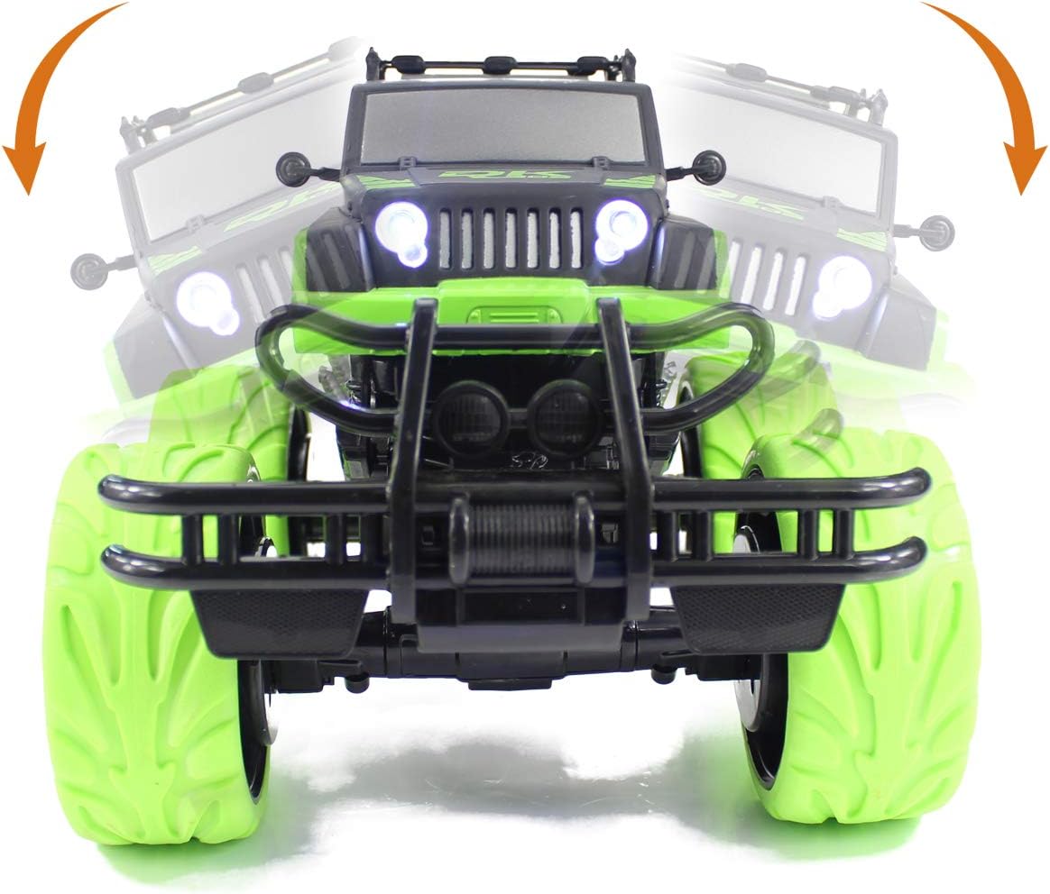 rc monster spinning truck