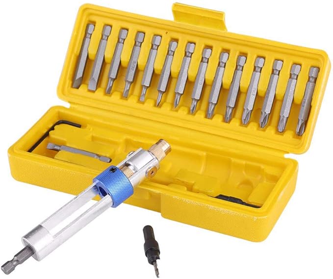 Alloy Screwdriver Head Set, 20 Pieces Durable High Speed Steel Drill Driver Tools