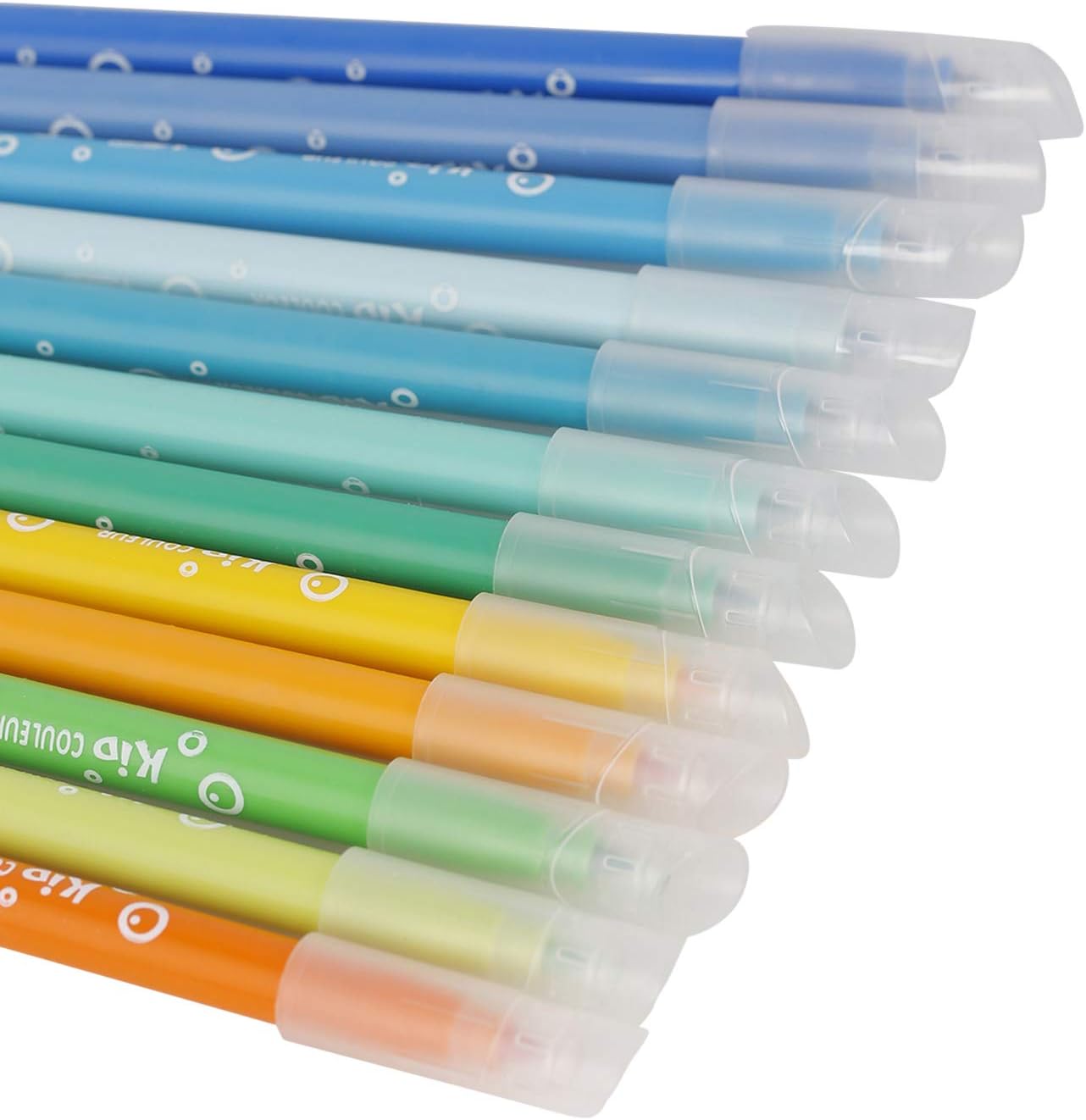 BIC Kids Kid Couleur Felt Tip Colouring Pens - Assorted Colours, Cardboard Wallet of 24: Toys & Games
