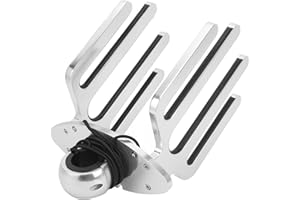 Wakeboard Tower Rack, Polished 6061 Aluminium Wakeboard Rack Heavy Duty Wakeboard Tower Rack for 48mm 58mm 60mm Tubing Size
