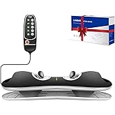 ALPHAY Multifunctional Lumbar Traction Device with Dynamic Lumbar Stretching & Knead Massage, Heat & Vibration Physical Therapy, Lower Back Massager Lumbar Traction at Home, Office, Waist Pain Relief