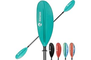 WONITAGO Kayak Paddle Premium Carbon Fiber Paddle with Reinforced PP + Fiberglass Blade, Floating Adjustable Kayaking Oars, 3 Piece, 220-240 cm/86-94 Inches, 240-260 cm/94-102 Inches