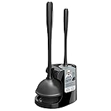 MR.SIGA Toilet Plunger and Bowl Brush Combo for