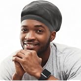 Titan Dreadlock Stocking Cap, Stretchable &amp; Breathable Loc Sock for Men &amp; Women, Secure Fit, Covers Most Dreadlock Styles (Black)