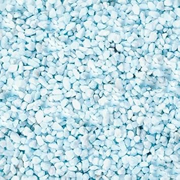 Eurosand Deko Granulat (1Kg=1,59 EUR) Dekosteine 2-3mm Hellblau 5Kg Beutel
