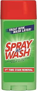 Spray 'N Wash Stain Stick, Pre Treater Laundry Stain Remover, 3 Ounce (Pack of 2)​