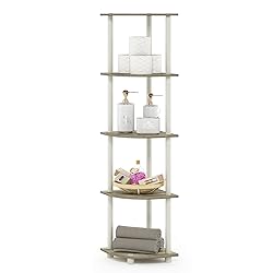 Furinno Turn-N-Tube 5 Tier Corner Display Rack