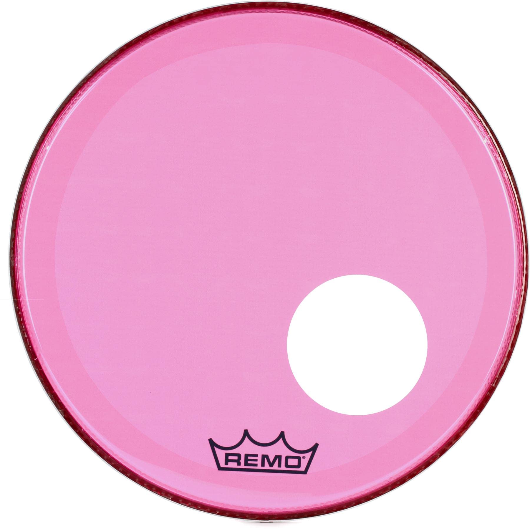 Remo Colortone Powerstroke 3 Drum Head Clear Ported 18 Inches P3-1318-CT-PKOH Pink