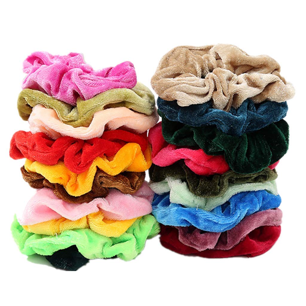 Amazon Com Other Sey 9 Pcs Plaid Hair Scrunchies Elastic Hair