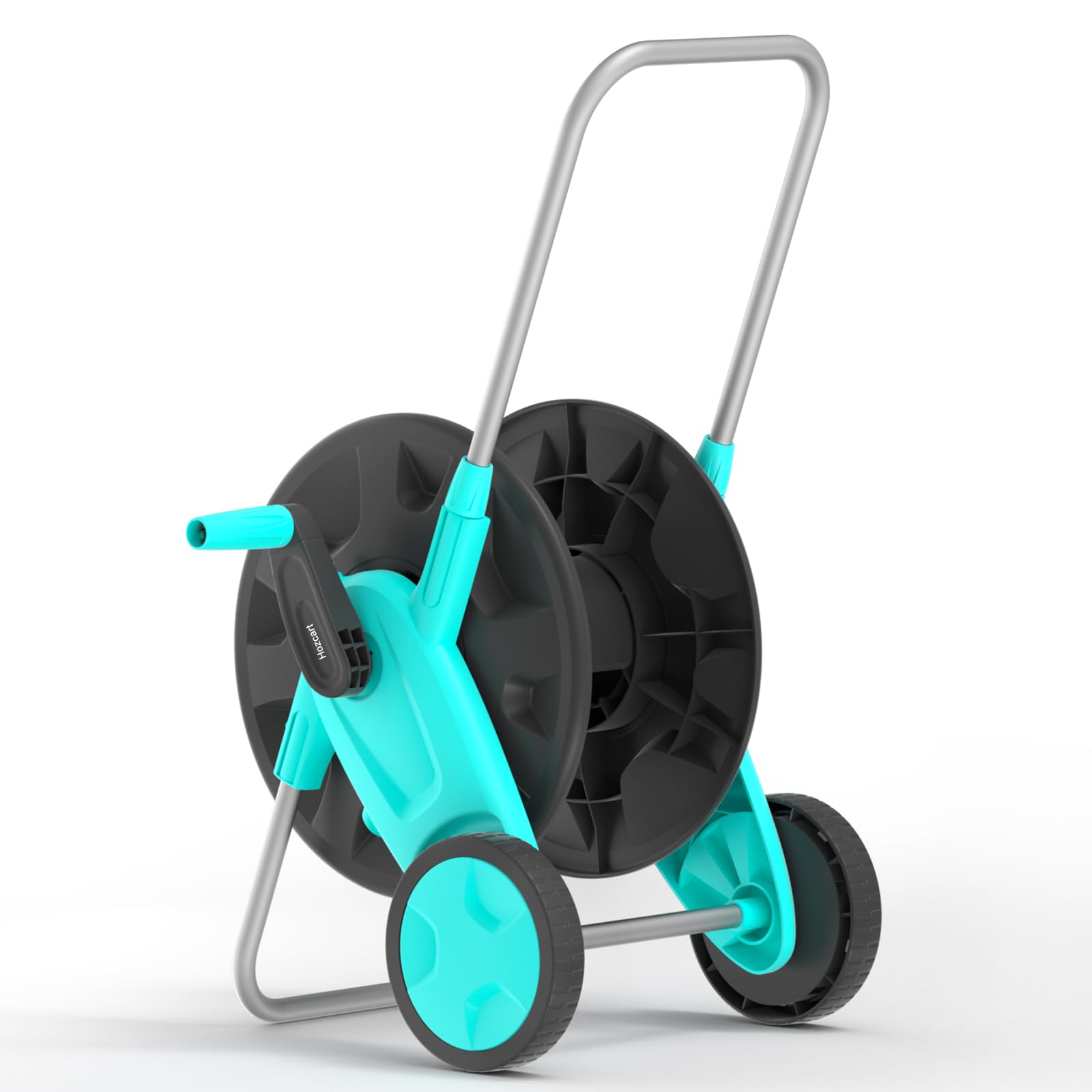 Photo 1 of Portable Garden Hose Reel Cart, Hold Up to 75-100 Ft of 5/8 Inch Hose,Garden Water Pipe Holders Mobile Tools with 2 Wheels for Outside Hose Storage
