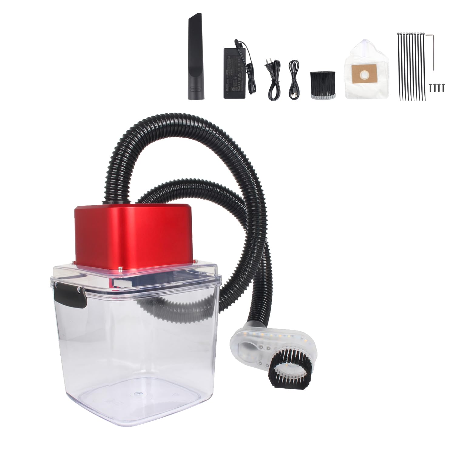 Photo 1 of (USED/FAIR) RATTMMOTOR CNC Vacuum Cleaner with Dust Shoe CNC Router Milling Machine Dust Collector, Support 775 Spindle/500W Spindle Motor's CNC Machine