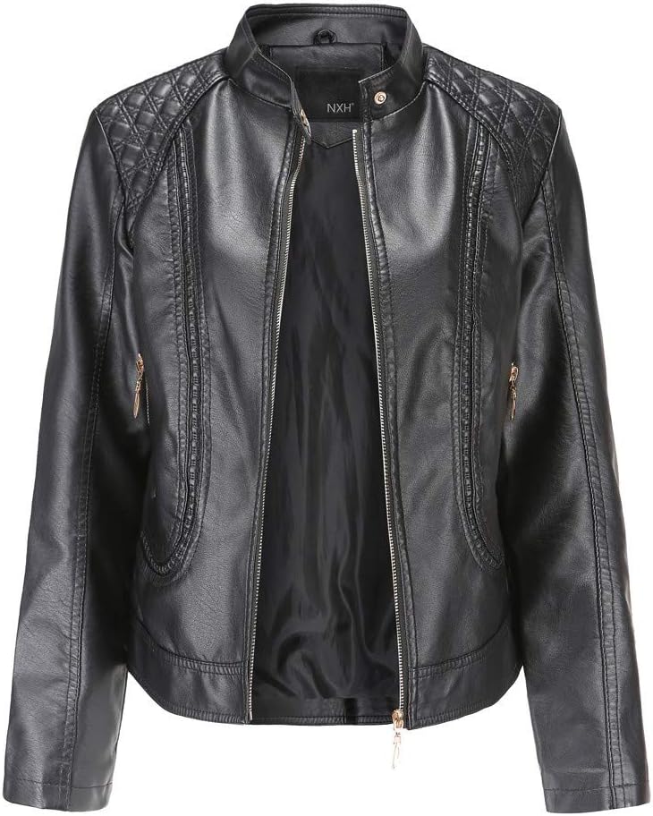 Winter Outwear Women Sale Leather Warm Short Coat Jacket Parka Zipper Tops Overcoat Coats