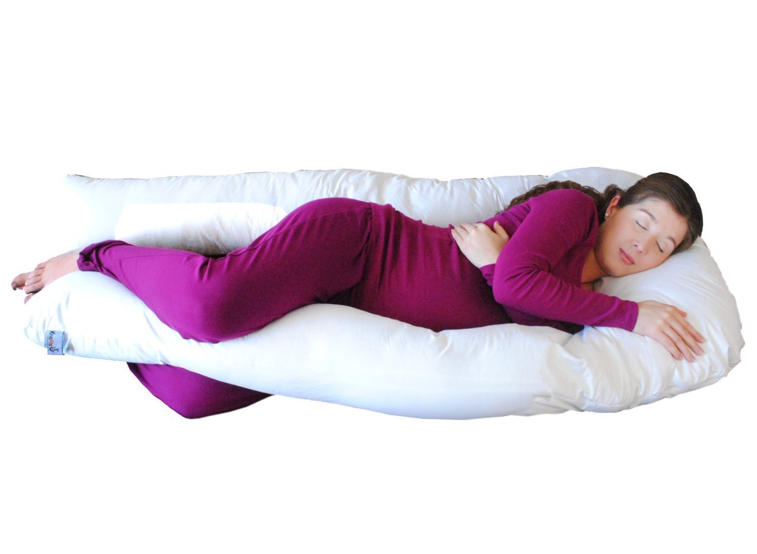 KHOMO @ Extra Light Full Body Maternity Pillow U Shaped with Easy on-Off Zippered Cover - Perfect to Cuddle/Hug at Night Body Pillow : Pregnancy Body Pillow : Baby