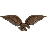 UD Cast Iron American Bald Eagle Wall Plaque - Patriotic Wall Decor