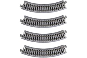 Kato USA Model Train Products UNITRACK Compact Tracks (4-Piece), 150mm/(6") Radius/45-Degree