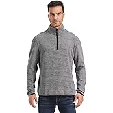 Avalanche Men's 1/4 Zip Fleece Pullover Sweatshirt, Gray, X-Large