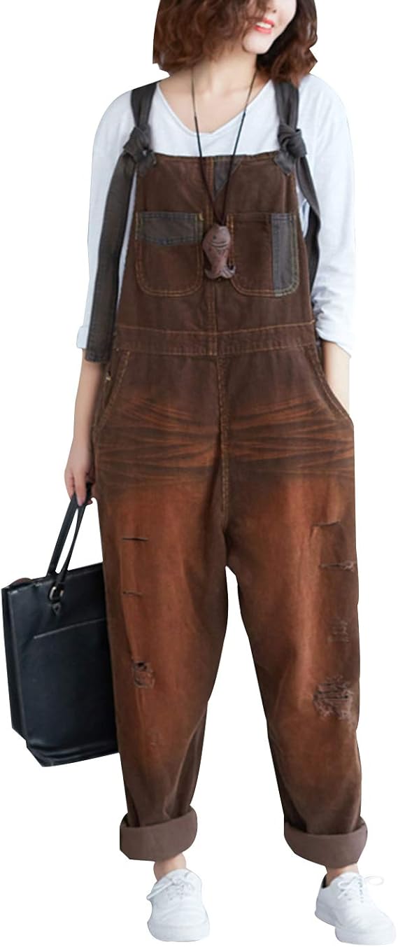 womens linen bib overalls
