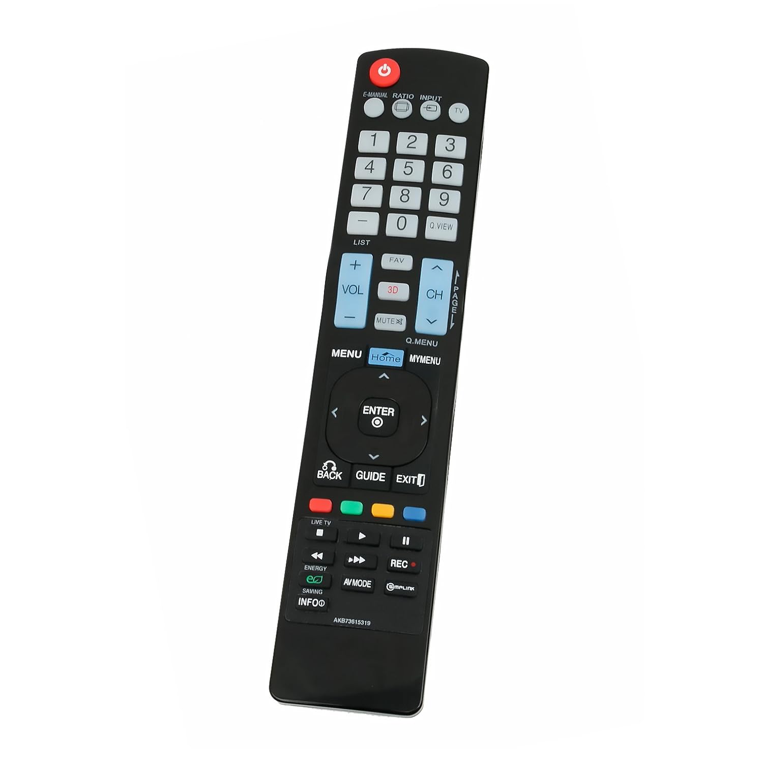 Amazon.com: New AKB73615319 Replaced Remote Control fit for LG TV LED LCD  HDTV