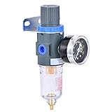 1/4"NPT Air Filter Pressure Regulator, Water-Trap