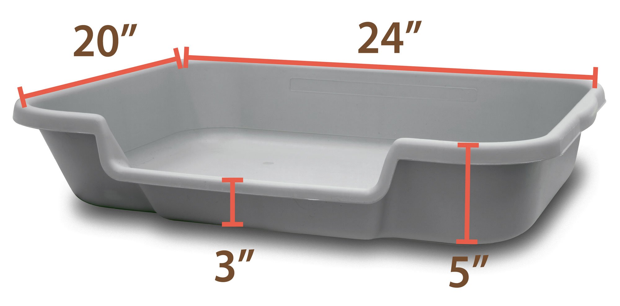 PuppyGoHere Dog Litter Pan Litter Box Training. Training Guide Included 3 Sizes. Choose The Right Size for Your Dog. Great for Senior Cats with Special Needs and Rabbits.USA