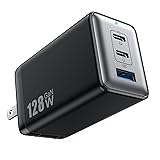 128W USB C Wall Charger,GaN III 3-Port Fast