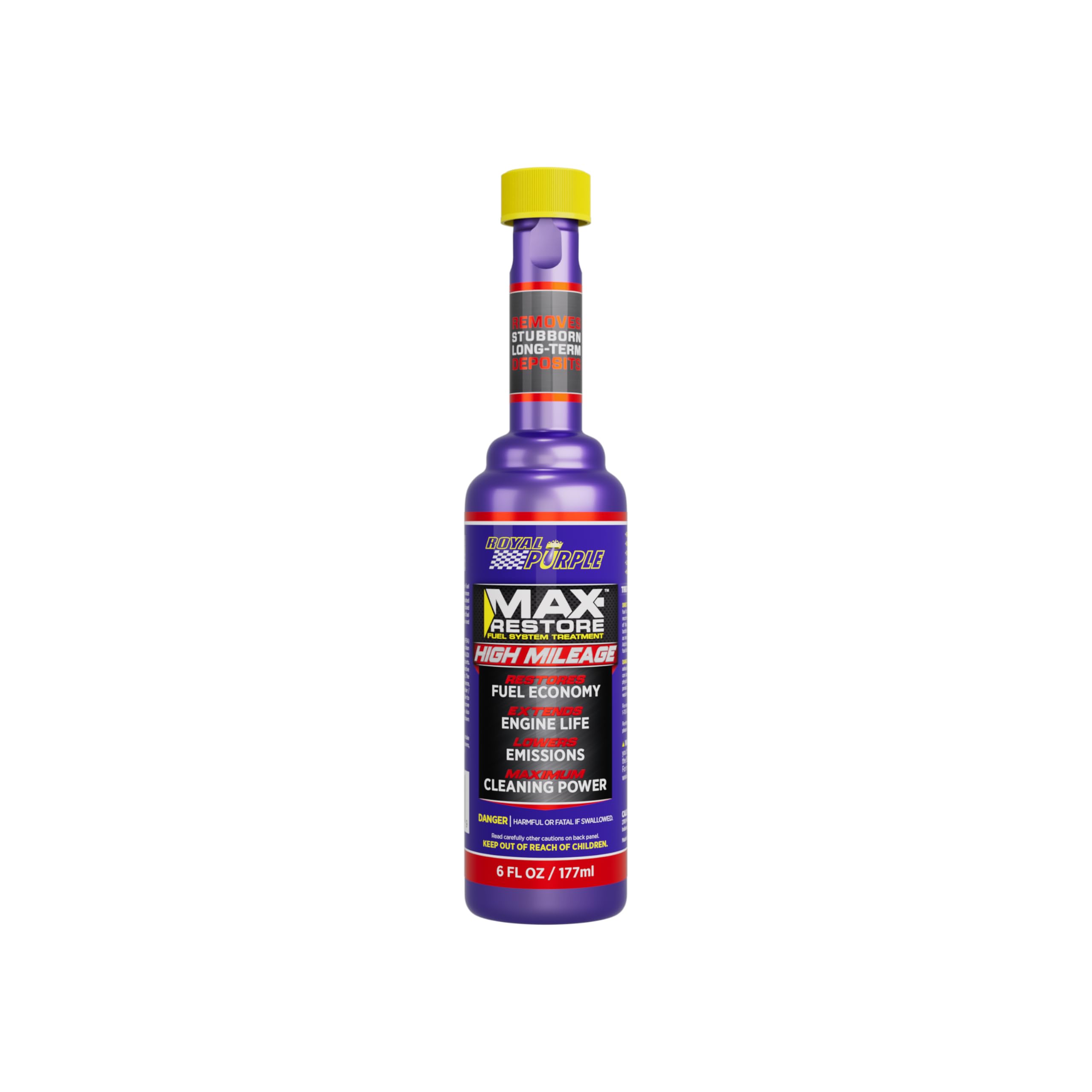 Photo 1 of Royal Purple 18001 Max-Restore High Mileage Fuel System Treatment - 6 Ounce