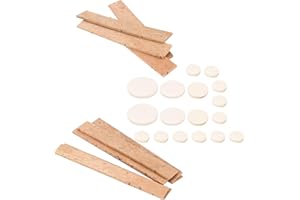 Clarinet Accessories Kit Bb Key 17Pcs Sound Hole Pads 10Pcs Cork Sheets
