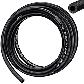 Tnisesm 3/8 Fuel Line Hose NBR Rubber 10FT 200PSI J30R7 for Fuel Systems Engines Tube Hose