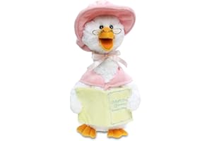 Cuddle Barn – Mother Goose Animated Stuffed Animal Reads Nursery Rhymes, 14”