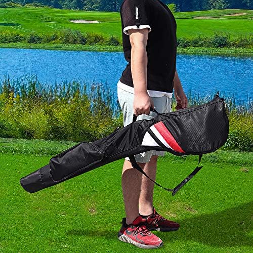 LZFAN Golf Club Bag Mini for Men Women Kids, Lightweight Driving Range Carrier Course Training Case