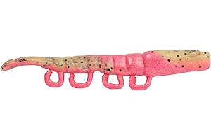 Berkley Gulp! Saltwater Turbo Shrimp Fishing Bait, Peppered Prawn, 3 in, Soft Bait Shrimp Imitation with Extreme Scent Dispersion, Realistic & Eye-Popping Colors, Oscillating Leg Design