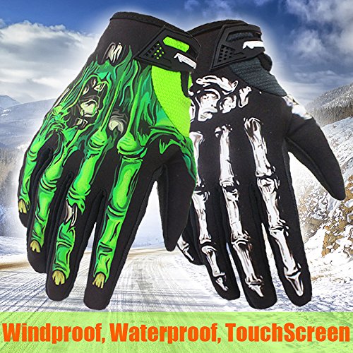 image for RIGWARL Winter Windproof Waterproof Touch Screen Glove Skull Zombie Bo