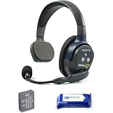 Solid Signal Eartec ULSR Ultralite HD Single Ear Remote Headset Full Duplex Wireless with Rechargeable Battery