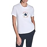 Converse Womens Casual Chuck Patch Logo Crew Neck T-Shirt