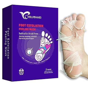 Amazon Com Foot Peel Mask Foot Mask For Dry Cracked Feet Peel Peeling Away Calluses And Dead Skin Remover Exfoliating Your Feet Baby Soft 2 Pairs Box By Youpinwei Beauty