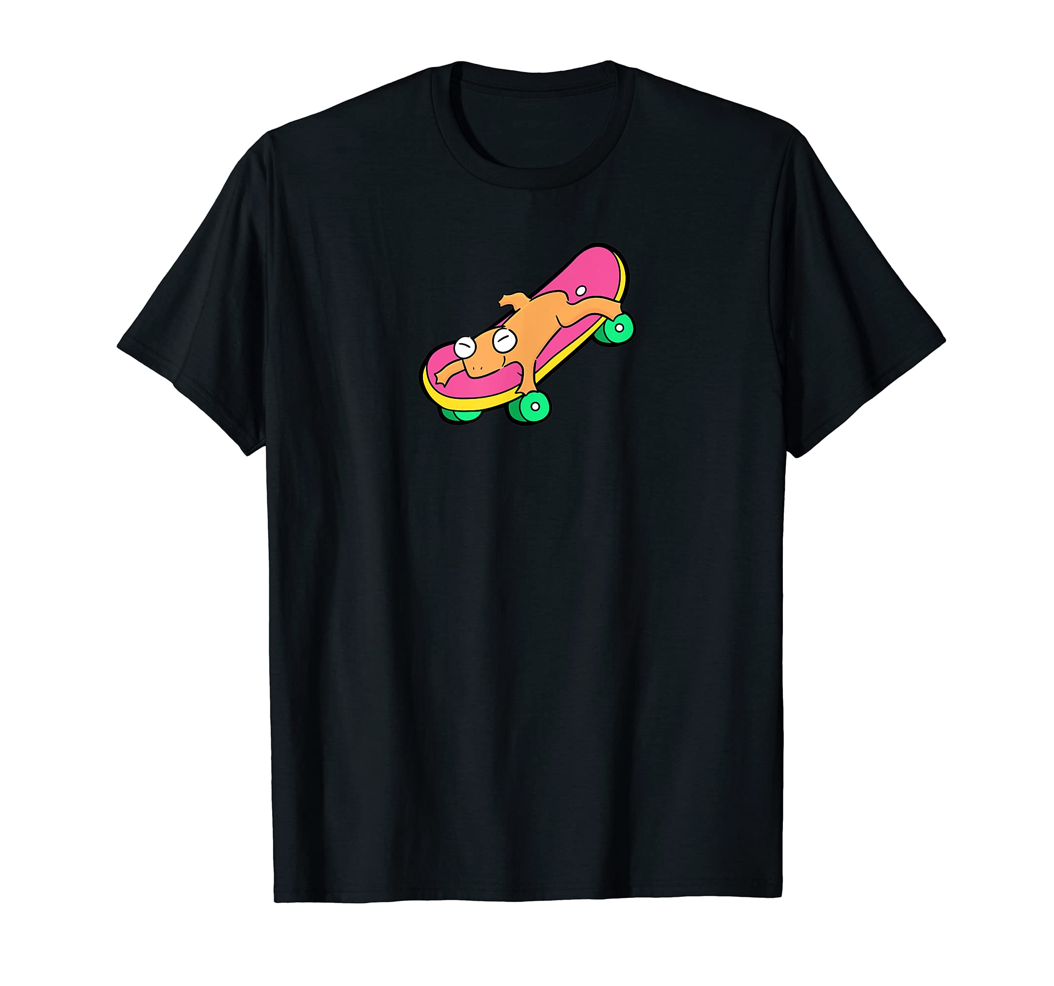 Cute frog on skateboard - Cottagecore aesthetic T-Shirt