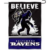 Baltimore Ravens Bigfoot Sasquatch Believe Yard Garden Banner Flag